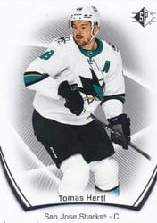 2021-22 SP Base Set Tomas Hertl #81 card