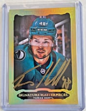 2023-24 Upper Deck Ultimate Collection Signature Masterpieces Tomas Hertl #USM-TH card