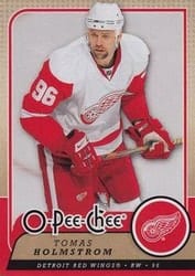 2008-09 O-Pee-Chee Base Set Tomas Holmstrom #232 card
