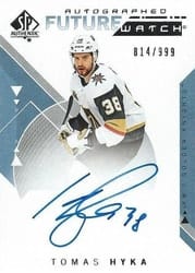 2018-19 SP Authentic Base Set Tomas Hyka #169 card