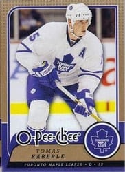 2008-09 O-Pee-Chee Base Set Tomas Kaberle #453 card