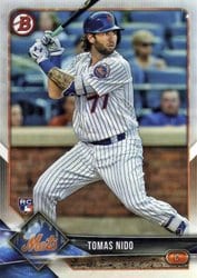 2018 Bowman Base Set Tomas Nido #76 card