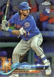 2018 Topps Chrome Base Set Tomas Nido #152 card