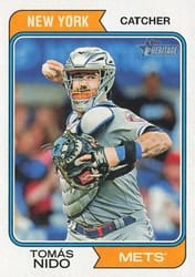 2023 Topps Heritage Base Set Tomás Nido #417 card