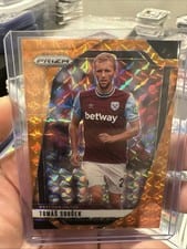2024 Panini Prizm Premier League Tomas Soucek Pink Mosaic #143 card