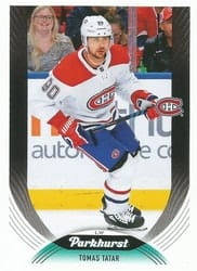 2020-21 Parkhurst Base Set Tomas Tatar #142 card