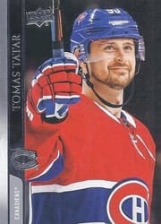 2020-21 Upper Deck Base Set Tomas Tatar #100 card