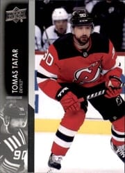 2021-22 Upper Deck Base Set Tomas Tatar #595 card
