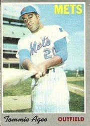 1970 Topps Base Set Tommie Agee #50 card