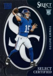 2023 Panini Select Select Certified Rookies Tommy DeVito #7 card