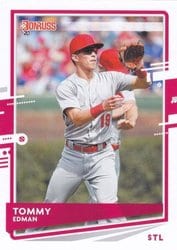 2020 Donruss Base Set Tommy Edman #210 card