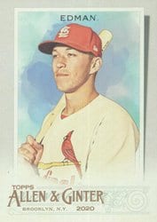 2020 Topps Allen & Ginter Base Set Tommy Edman #265 card