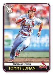 2020 Topps Big League Base Set Tommy Edman #33 card