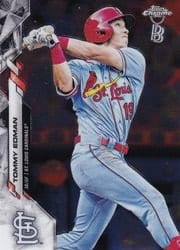 2020 Topps Chrome Ben Baller Edition Base Set Tommy Edman #94 card