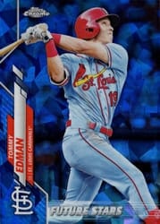 2020 Topps Chrome Sapphire Edition Base Set Tommy Edman #44 card