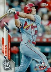 2020 Topps Opening Day Base Set Tommy Edman #135 card