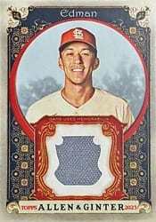 2023 Topps Allen & Ginter Relics (Pattern B) Tommy Edman #AGRB-TE card