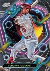 2023 Topps Cosmic Chrome Base Set Tommy Edman #52 card