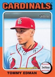 2024 Topps Heritage Base Set Tommy Edman #436 card