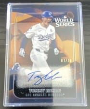 2025 Topps World Champion Autographs Tommy Edman #WCA-TD card
