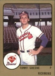 1988 ProCards Base Set Tommy Greene #2 card