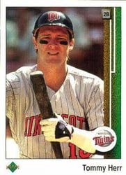 1989 Upper Deck Base Set Tommy Herr #558 card