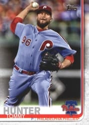 2019 Topps Base Set Tommy Hunter #619 card