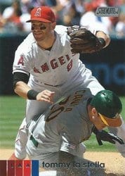 2020 Stadium Club Base Set Tommy La Stella #90 card