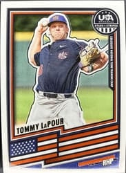 2026 Panini Stars & Stripes Prizm Base Set Tommy LaPour #66 card
