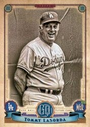 2019 Topps Gypsy Queen Base Set Tommy Lasorda #303 card