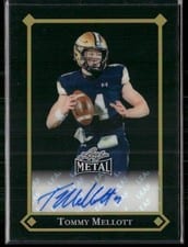 2025 Leaf Metal 92 Autographs Tommy Mellott #92L-TM1 card