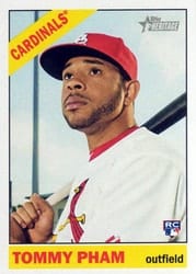 2015 Topps Heritage Base Set Tommy Pham #567 card
