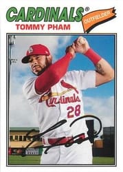 2018 Topps Archives Base Set Tommy Pham #163 card