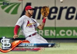 2018 Topps Base Set Tommy Pham #665 card