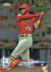 2018 Topps Chrome Base Set Tommy Pham #118 card