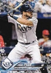 2018 Topps Holiday Base Set Tommy Pham #HMW63 card