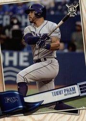 2019 Topps Big League Base Set Tommy Pham #203 card