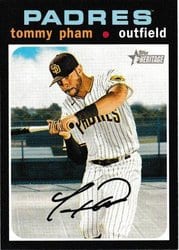 2020 Topps Heritage Base Set Tommy Pham #268 card