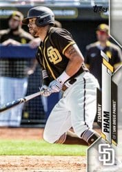 2020 Topps Update Base Set Tommy Pham #U-138 card