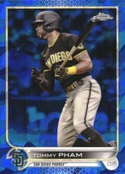 2022 Topps Chrome Sapphire Edition Base Set Tommy Pham #16 card