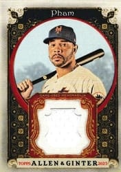 2023 Topps Allen & Ginter Relics (Pattern B) Tommy Pham #AGRB-TP card