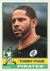 2025 Topps Heritage Base Set Tommy Pham #594 card