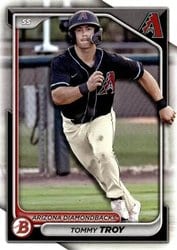 2024 Bowman Draft Base Set Tommy Troy #BD-111 card