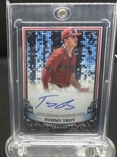 2024 Bowman Sterling Prospect Autographs Tommy Troy #PA-TT card