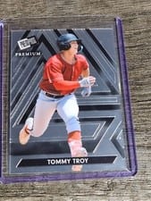 2024 Leaf Press Pass Premium Baseball Base Set Tommy Troy #47 card