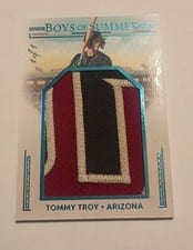 2024 Panini Boys of Summer Jumbo Prospect Materials Tommy Troy #JPM-TT card
