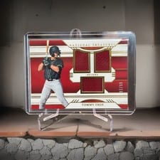 2024 Panini National Treasures Game Gear Swatches Trio Tommy Troy #33 card