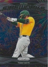 2025 Panini Prizm Fireworks Tommy White #6 card