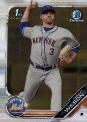 2019 Bowman Chrome Prospects Tommy Wilson #BCP-232 card