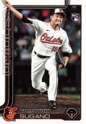 2025 Topps Base Set Tomoyuki Sugano #417 card